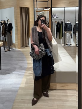 ウッチーさん（レディース・170cm）の秋コーディネート
