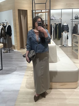 ウッチーさん（レディース・170cm）の秋コーディネート