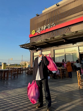 「JJJJound（ジョウンド）のアイテム」を使った、jjjjjustinさん（メンズ・177cm）の冬コーディネート