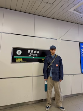 「BEAMS（ビームス）のアイテム」を使った、jjjjjustinさん（メンズ・177cm）の秋コーディネート