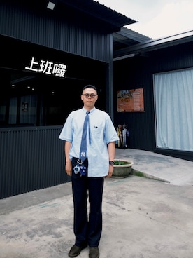 「JJJJound（ジョウンド）のアイテム」を使った、jjjjjustinさん（メンズ・177cm）の春コーディネート