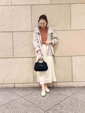 「URBAN RESEARCH ROSSO」｜「アイテム（ブルゾン）」を使った、yamadaさん（レディース・164cm）の春コーディネート