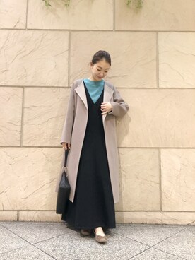 「リバーシブル」｜「アイテム（バレエシューズ）」を使った、yamadaさん（レディース・164cm）の秋コーディネート