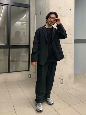 「スニーカーコーデ」｜「アイテム（その他アウター）」を使った、KUROKAWA DAIKIさん（メンズ・168cm）の春コーディネート