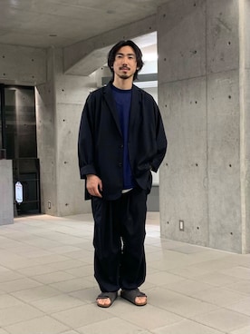 「大人リラックス」｜KUROKAWA DAIKIさん（メンズ・168cm）の春コーディネート