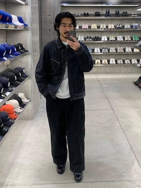 「URBAN RESEARCH（アーバンリサーチ）のアイテム（ドレスシューズ）」を使った、KUROKAWA DAIKIさん（メンズ・168cm）の冬コーディネート