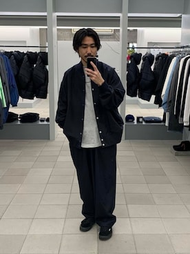 「大人リラックス」｜KUROKAWA DAIKIさん（メンズ・168cm）の冬コーディネート