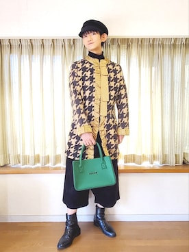 「FRAPBOIS（フラボア）のアイテム（ジャケット/アウター）」を使った、風美 圭さん（メンズ・171cm）の冬コーディネート