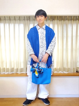 「gomme（ゴム）のアイテム（ジャケット/アウター）」を使った、風美 圭さん（メンズ・171cm）の冬コーディネート