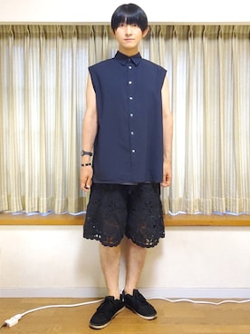 風美 圭さん（メンズ・171cm）の夏コーディネート