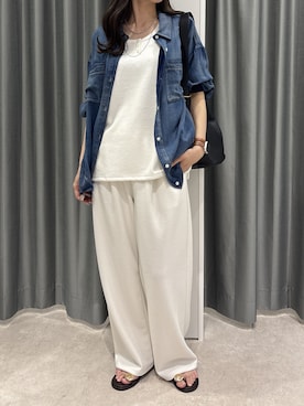 「DouDou（ドゥドゥ）のアイテム」を使った、yuriaさん（レディース・166cm）の春コーディネート