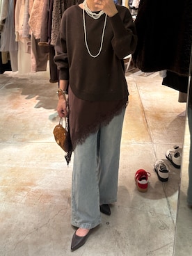 「アイテム（アクセサリー）」を使った、yuriaさん（レディース・166cm）の秋コーディネート