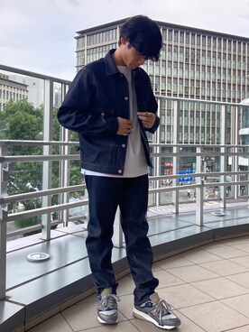 「URBAN RESEARCH（アーバンリサーチ）のアイテム（デニムジャケット）」を使った、taichiさん（メンズ・170cm）の秋コーディネート