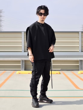 「Uiscel（ユイセル）のアイテム」を使った、RYOSUKEさん（メンズ・177cm）の春コーディネート