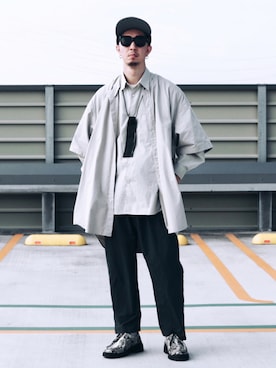 「sillage」｜「アイテム（アクセサリー）」を使った、RYOSUKEさん（メンズ・177cm）の秋コーディネート