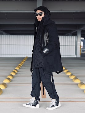 「WILD THINGS（ワイルドシングス）のアイテム（帽子）」を使った、RYOSUKEさん（メンズ・177cm）の秋コーディネート