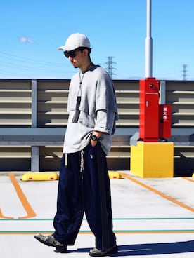 「sillage」｜「アイテム（財布/小物）」を使った、RYOSUKEさん（メンズ・177cm）の秋コーディネート