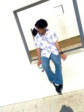 「リーバイス」｜古着屋olfeさん（メンズ・175cm）の夏コーディネート