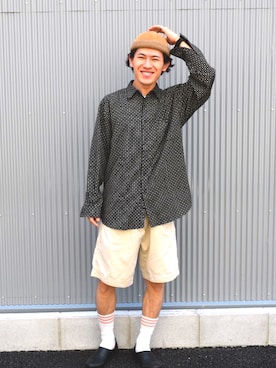 「チャンキー」｜古着屋olfeさん（メンズ・175cm）の夏コーディネート