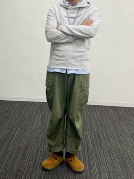 「SPRUCE（スプルース）のアイテム」を使った、けいつーさん（メンズ・168cm）の春コーディネート