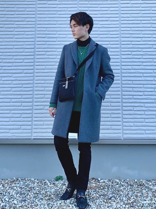 JOURNAL STANDARD MANTECO 紫 チェスターコート JOURNAL STANDARD MANTECO 紫 チェスターコート