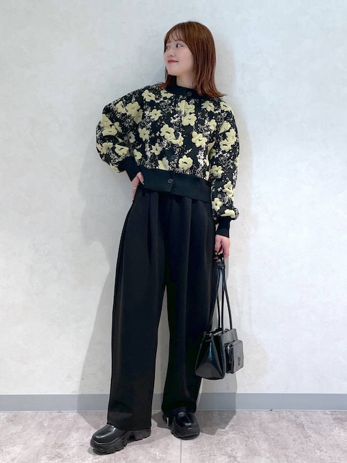 セール】フラワーカーディガンLS 143368（カーディガン/ボレロ