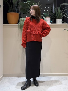 「アイテム（ポロシャツ）」を使った、まりな LOWRYSFARMさん（レディース・161cm）の秋コーディネート