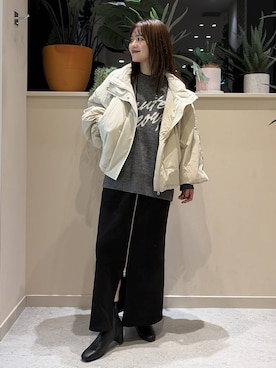 「アイテム（その他アウター）」を使った、まりな LOWRYSFARMさん（レディース・161cm・20代）の秋コーディネート