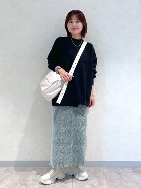 「アイテム（スウェット）」を使った、まりな LOWRYSFARMさん（レディース・161cm・20代）の秋コーディネート