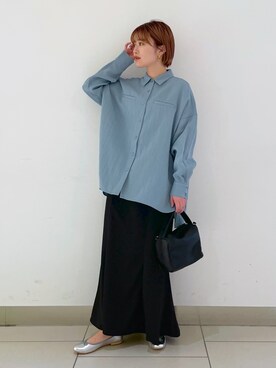 「LOWRYS FARM（ローリーズファーム）のカンドウフィットバレエ　260832（バレエシューズ）」を使った、まりな LOWRYSFARMさん（レディース・161cm）の春コーディネート