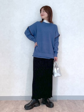 まりな LOWRYSFARMさん（レディース・161cm）の冬コーディネート