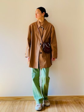 「theory（セオリー）のアイテム（バッグ）」を使った、purpleleafさん（レディース・169cm）の春コーディネート