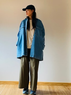 「Maison de Beige（メゾンドベージュ）のアイテム」を使った、purpleleafさん（レディース・169cm）の秋コーディネート