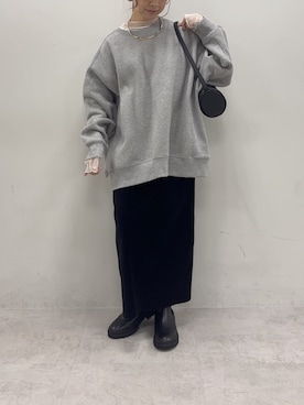 「アイテム（チョーカー）」を使った、nakataさん（レディース・153cm）の秋コーディネート