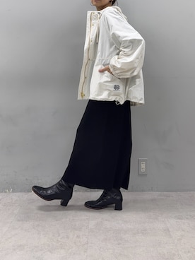 「PUAL CE CIN（ピュアルセシン）のアイテム」を使った、nakataさん（レディース・153cm）の冬コーディネート