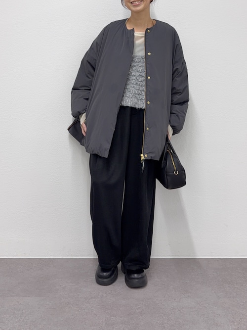 セール】【WEB限定】フレンチダックダウン サイドジップジャケット