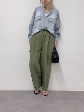 「アイテム（チョーカー）」を使った、nakataさん（レディース・153cm）の春コーディネート