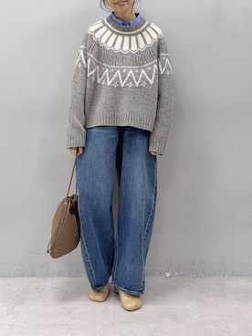 「アイテム（バッグ）」を使った、nakataさん（レディース・153cm）の冬コーディネート