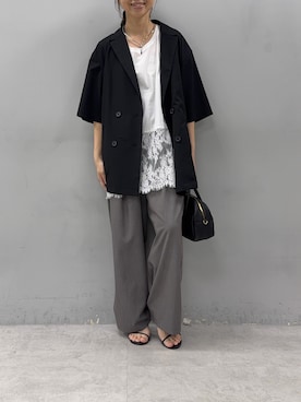 「PUAL CE CIN（ピュアルセシン）のアイテム」を使った、nakataさん（レディース・153cm）の春コーディネート