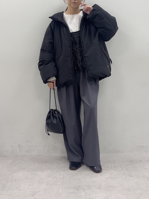 フレンチダックダウン ジップアップジャケット（ダウンジャケット