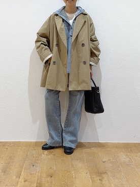 「PUAL CE CIN（ピュアルセシン）のアイテム」を使った、nakataさん（レディース・153cm）の夏コーディネート