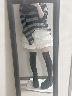 「sevens（セブンズ）のアイテム」を使った、しおりさん（レディース・156cm）の秋コーディネート