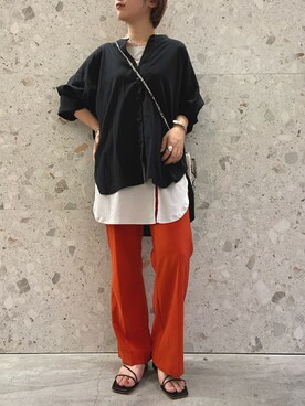 𝐡𝐢𝐧𝐚さん（レディース・156cm）の夏コーディネート