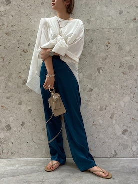 𝐡𝐢𝐧𝐚さん（レディース・156cm）の夏コーディネート