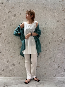 𝐡𝐢𝐧𝐚さん（レディース・156cm）の夏コーディネート