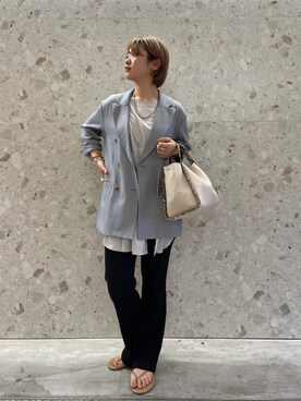 𝐡𝐢𝐧𝐚さん（レディース・156cm）の夏コーディネート