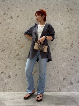 𝐡𝐢𝐧𝐚さん（レディース・156cm）の夏コーディネート