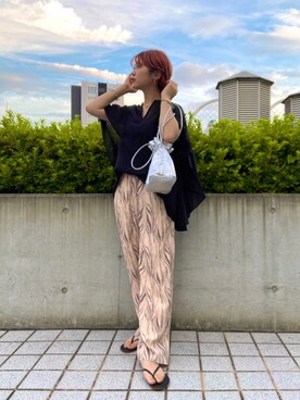 𝐡𝐢𝐧𝐚さん（レディース・156cm）の夏コーディネート