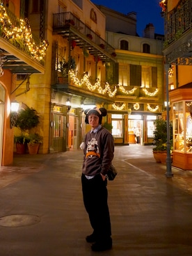 「アイテム（スウェット）」を使った、kekedondonさん（メンズ・173cm）の秋コーディネート