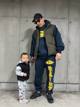 「H&M（エイチ・アンド・エム）のアイテム（ジャケット/アウター）」を使った、sxxxtxxさん（メンズ・178cm）の冬コーディネート